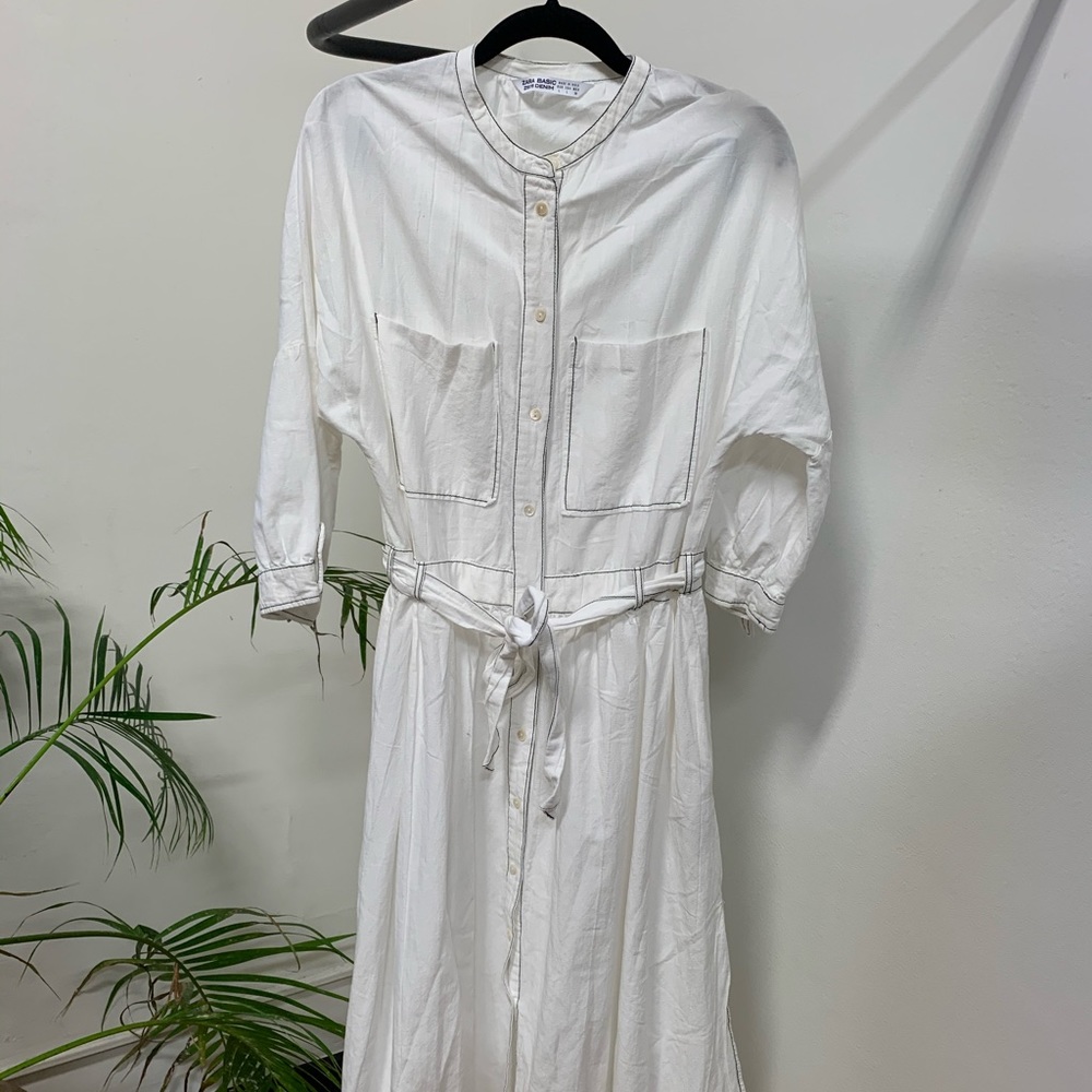 Zara Button Down Dress